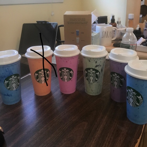 Starbucks Other - Starbuck’s Reusable Marble Hot Cups. $20 each.